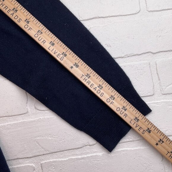 Club Room Sweater Mens Large Blue Black Houndstooth Classic Merino Wool NWT - Picture 7 of 10